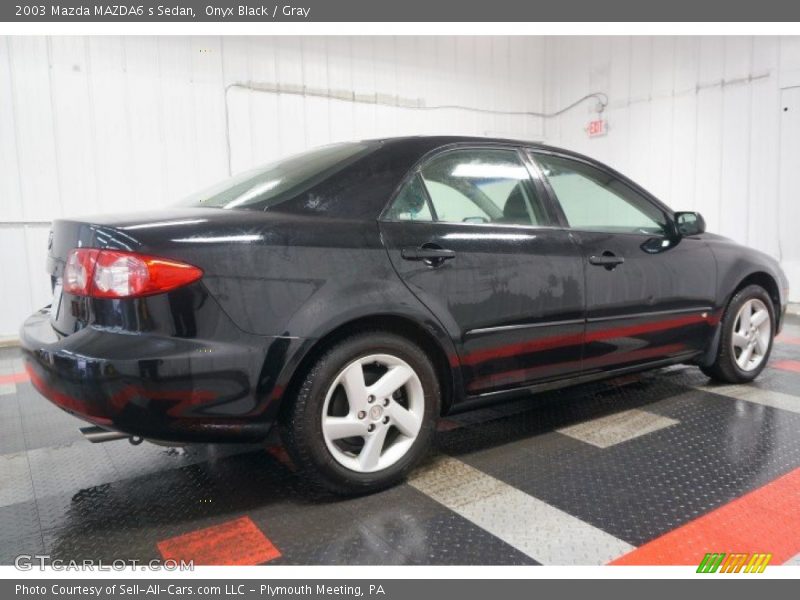 Onyx Black / Gray 2003 Mazda MAZDA6 s Sedan