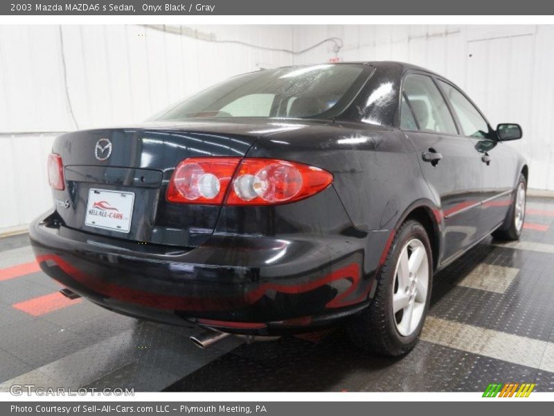 Onyx Black / Gray 2003 Mazda MAZDA6 s Sedan