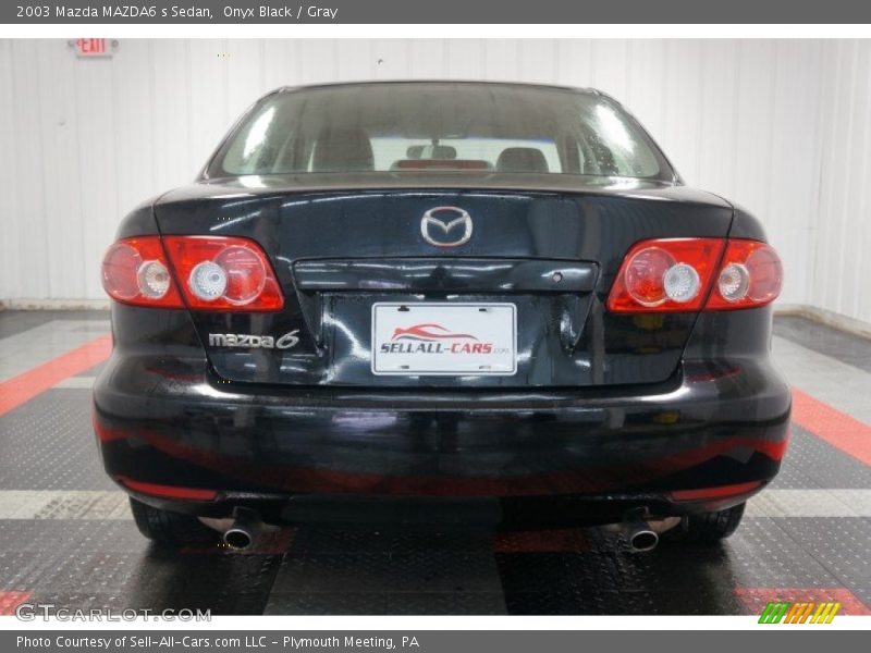 Onyx Black / Gray 2003 Mazda MAZDA6 s Sedan