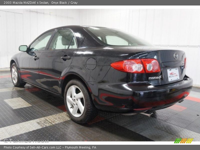 Onyx Black / Gray 2003 Mazda MAZDA6 s Sedan
