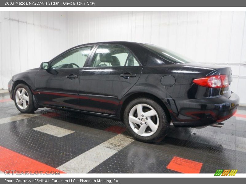 Onyx Black / Gray 2003 Mazda MAZDA6 s Sedan