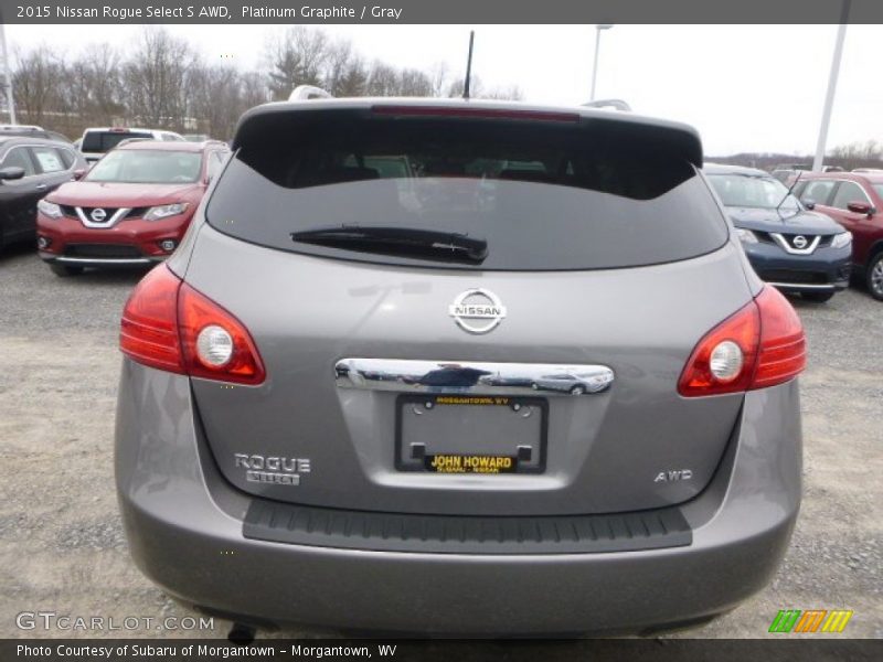 Platinum Graphite / Gray 2015 Nissan Rogue Select S AWD