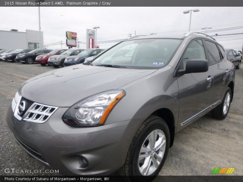 Platinum Graphite / Gray 2015 Nissan Rogue Select S AWD