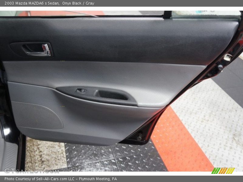 Onyx Black / Gray 2003 Mazda MAZDA6 s Sedan