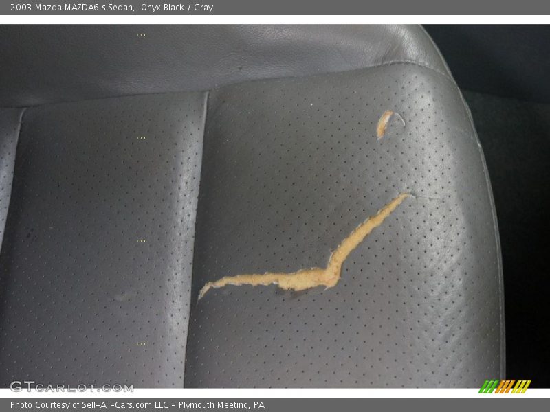 Onyx Black / Gray 2003 Mazda MAZDA6 s Sedan