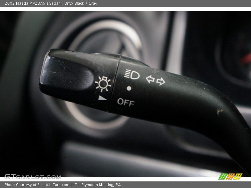 Onyx Black / Gray 2003 Mazda MAZDA6 s Sedan