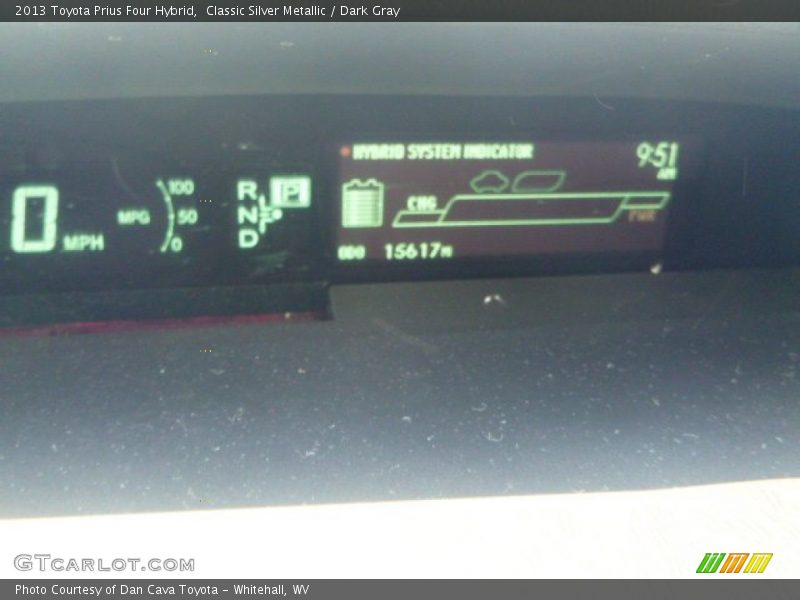 Classic Silver Metallic / Dark Gray 2013 Toyota Prius Four Hybrid