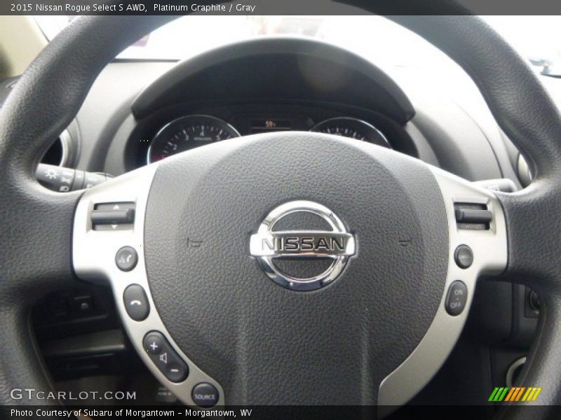 Platinum Graphite / Gray 2015 Nissan Rogue Select S AWD