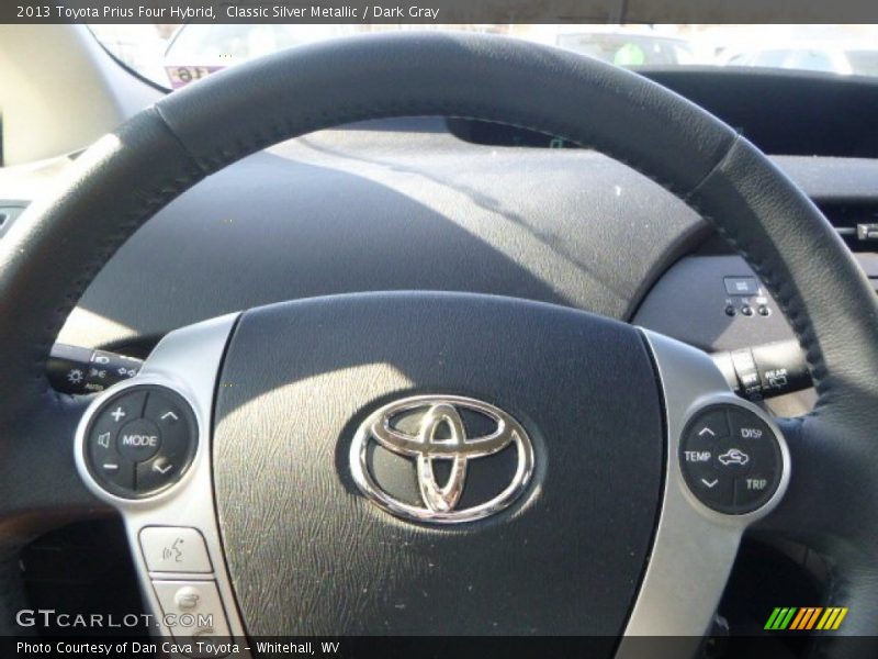 Classic Silver Metallic / Dark Gray 2013 Toyota Prius Four Hybrid