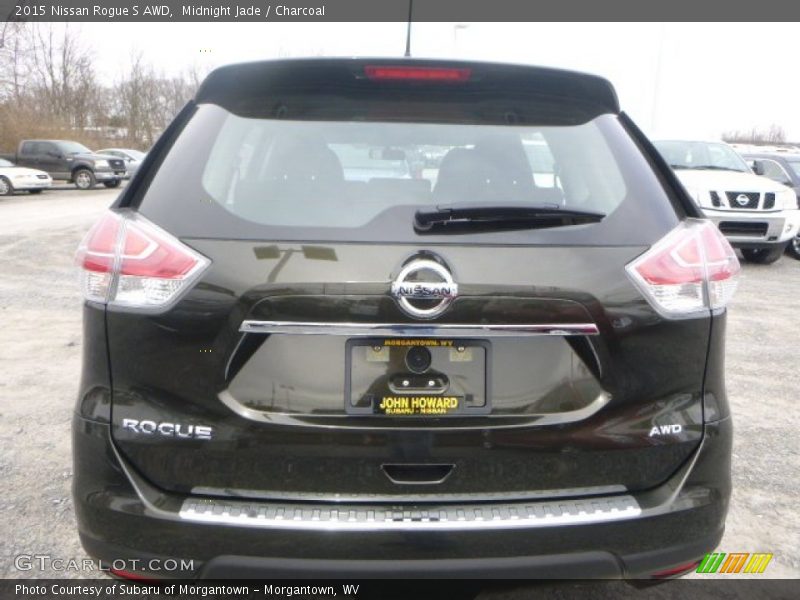 Midnight Jade / Charcoal 2015 Nissan Rogue S AWD