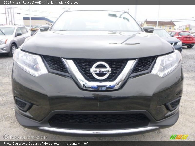 Midnight Jade / Charcoal 2015 Nissan Rogue S AWD