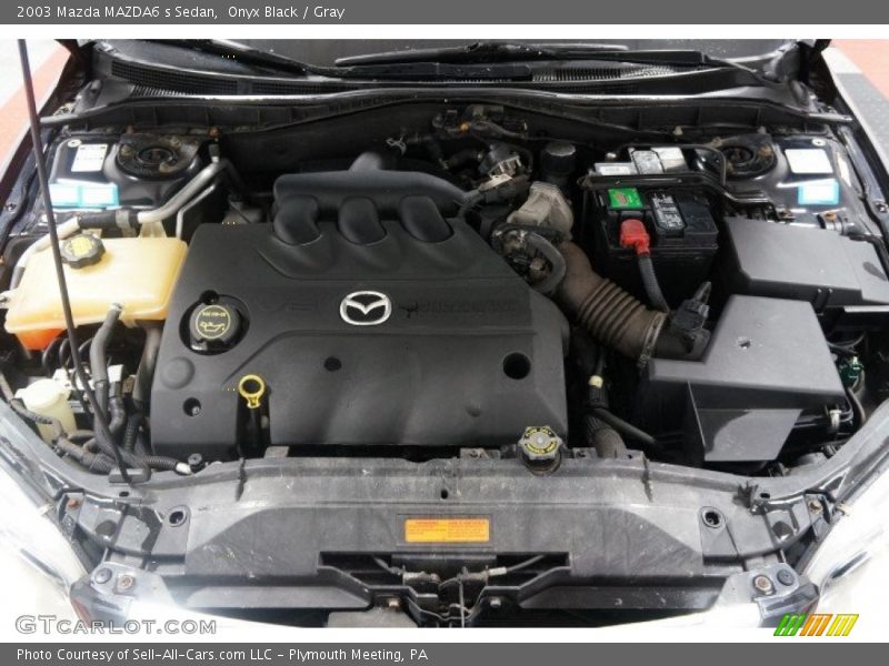 Onyx Black / Gray 2003 Mazda MAZDA6 s Sedan