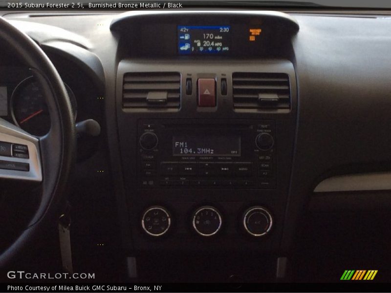 Burnished Bronze Metallic / Black 2015 Subaru Forester 2.5i
