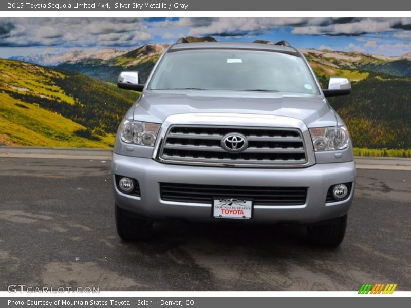 Silver Sky Metallic / Gray 2015 Toyota Sequoia Limited 4x4