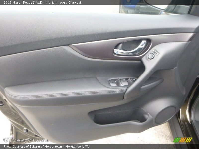 Midnight Jade / Charcoal 2015 Nissan Rogue S AWD