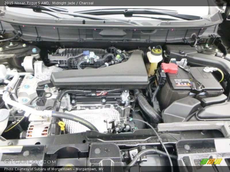 Midnight Jade / Charcoal 2015 Nissan Rogue S AWD