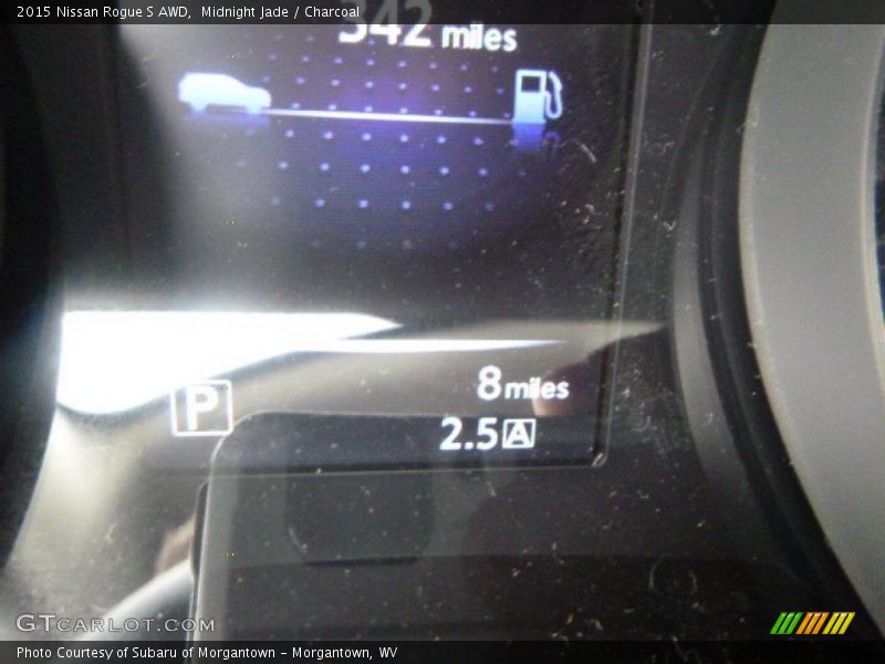 Midnight Jade / Charcoal 2015 Nissan Rogue S AWD