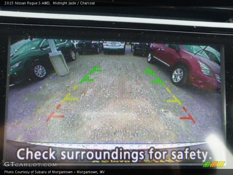 Midnight Jade / Charcoal 2015 Nissan Rogue S AWD