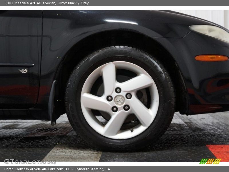 Onyx Black / Gray 2003 Mazda MAZDA6 s Sedan