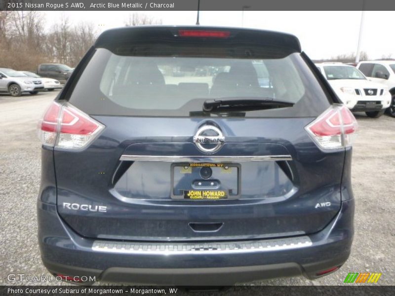 Arctic Blue Metallic / Charcoal 2015 Nissan Rogue S AWD
