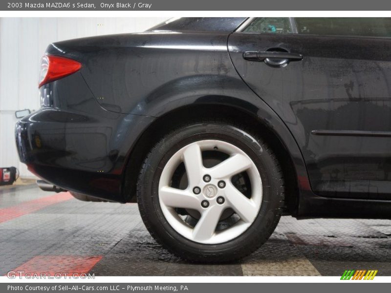 Onyx Black / Gray 2003 Mazda MAZDA6 s Sedan
