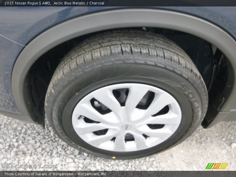 Arctic Blue Metallic / Charcoal 2015 Nissan Rogue S AWD