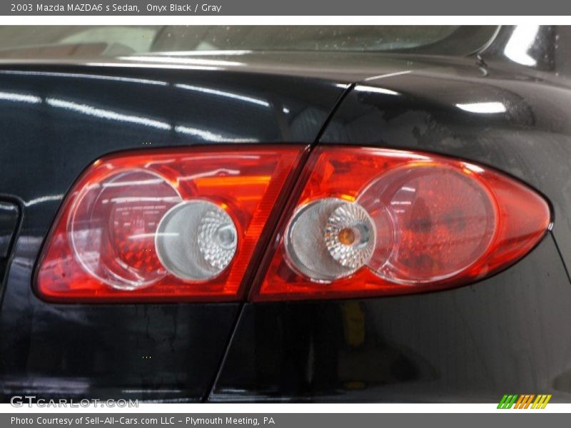 Onyx Black / Gray 2003 Mazda MAZDA6 s Sedan