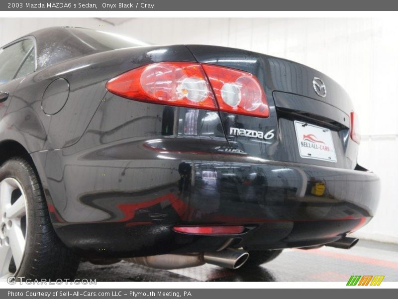 Onyx Black / Gray 2003 Mazda MAZDA6 s Sedan