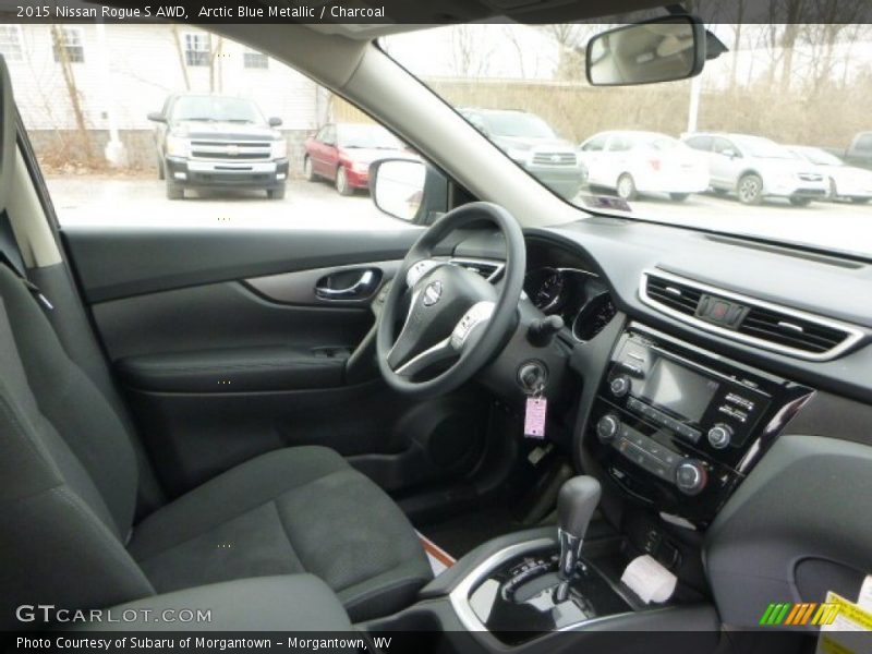Arctic Blue Metallic / Charcoal 2015 Nissan Rogue S AWD