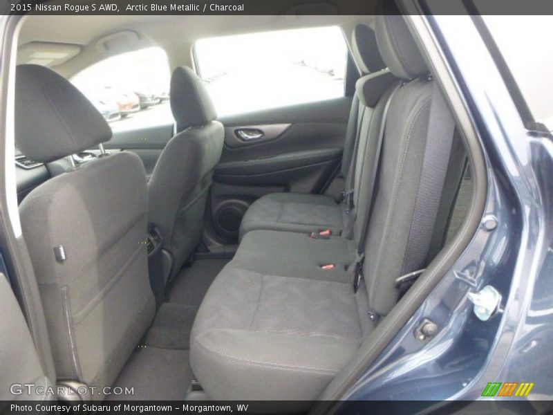 Arctic Blue Metallic / Charcoal 2015 Nissan Rogue S AWD