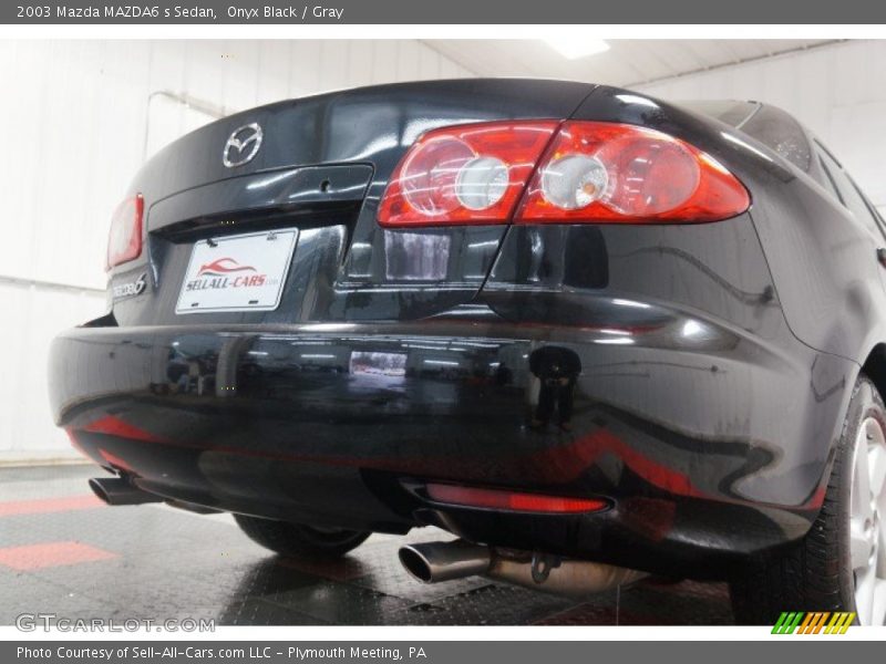 Onyx Black / Gray 2003 Mazda MAZDA6 s Sedan