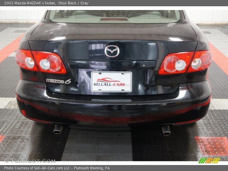 Onyx Black / Gray 2003 Mazda MAZDA6 s Sedan