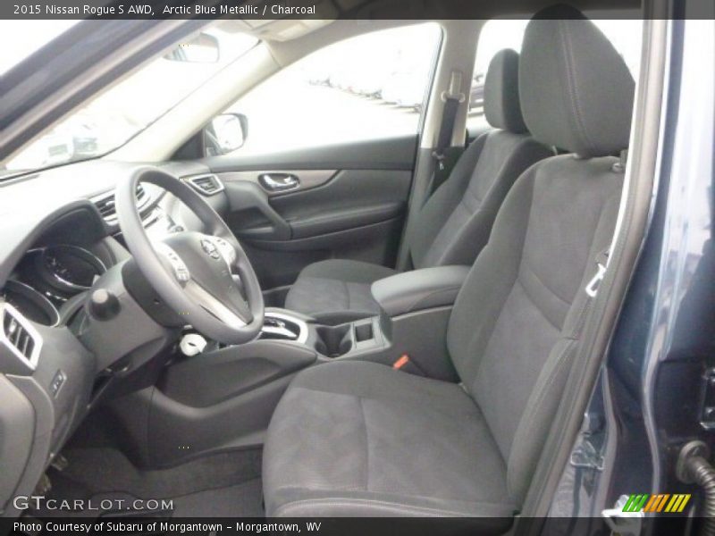 Arctic Blue Metallic / Charcoal 2015 Nissan Rogue S AWD