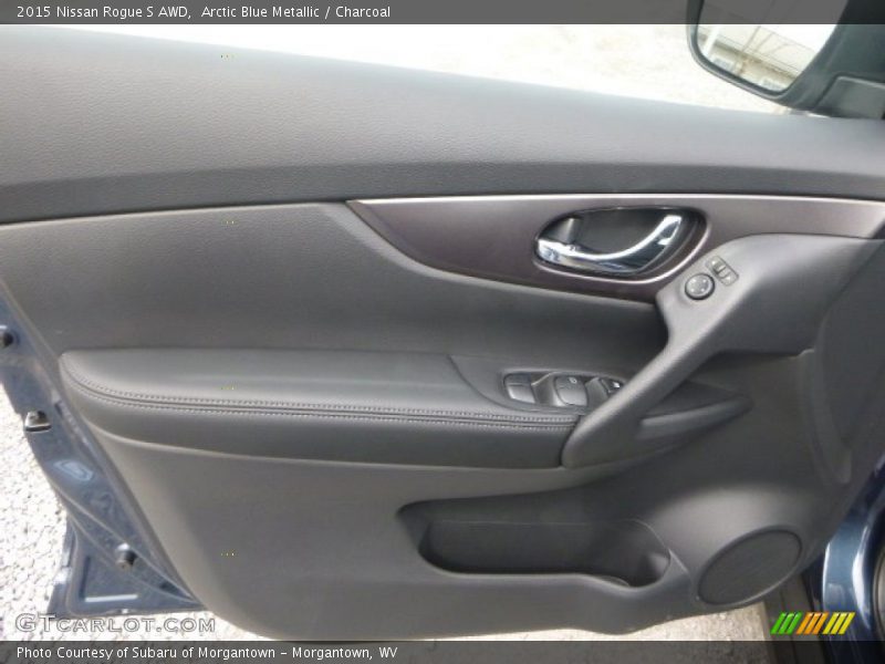 Arctic Blue Metallic / Charcoal 2015 Nissan Rogue S AWD