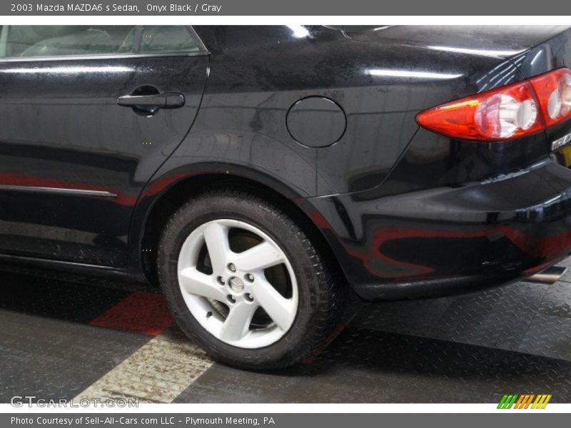 Onyx Black / Gray 2003 Mazda MAZDA6 s Sedan
