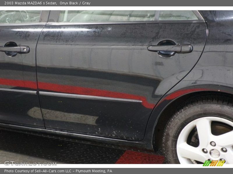 Onyx Black / Gray 2003 Mazda MAZDA6 s Sedan