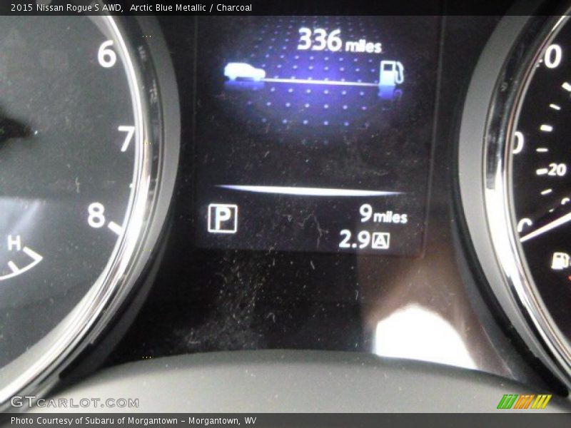 Arctic Blue Metallic / Charcoal 2015 Nissan Rogue S AWD