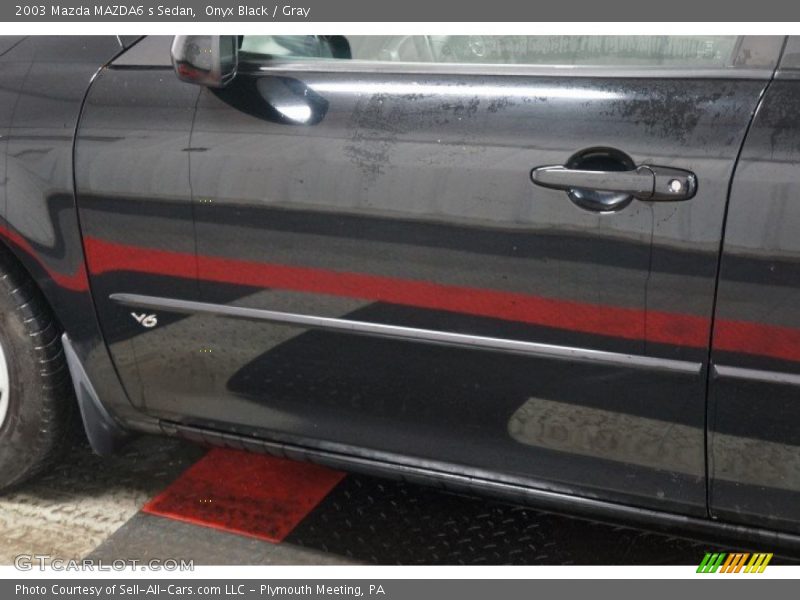 Onyx Black / Gray 2003 Mazda MAZDA6 s Sedan