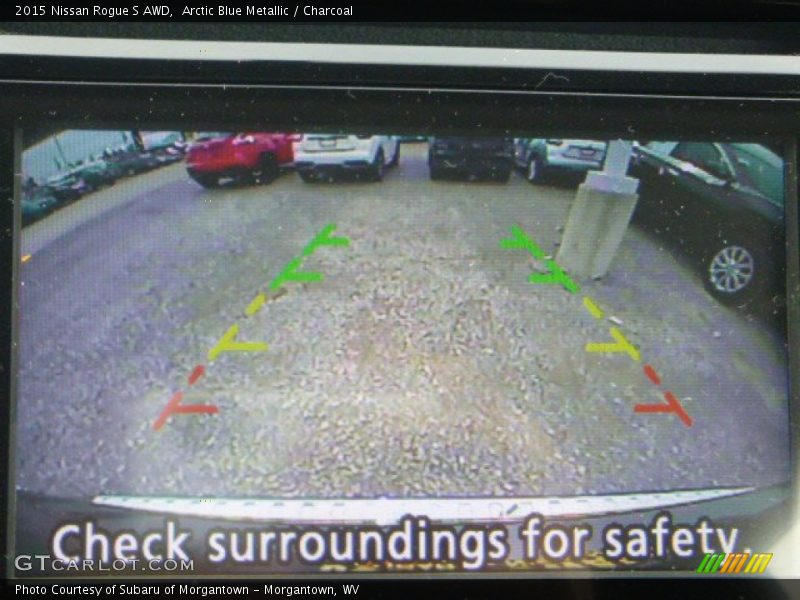 Arctic Blue Metallic / Charcoal 2015 Nissan Rogue S AWD