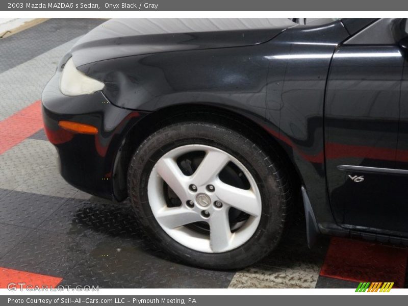Onyx Black / Gray 2003 Mazda MAZDA6 s Sedan