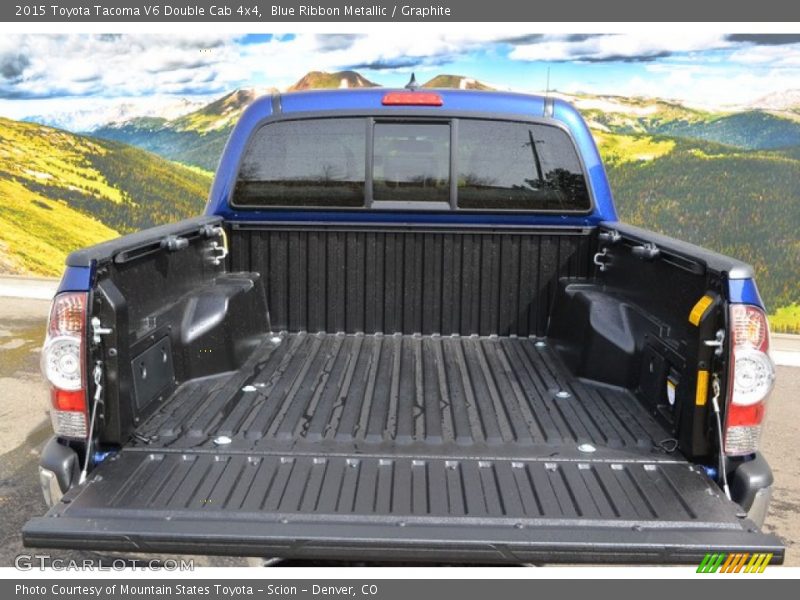 Blue Ribbon Metallic / Graphite 2015 Toyota Tacoma V6 Double Cab 4x4