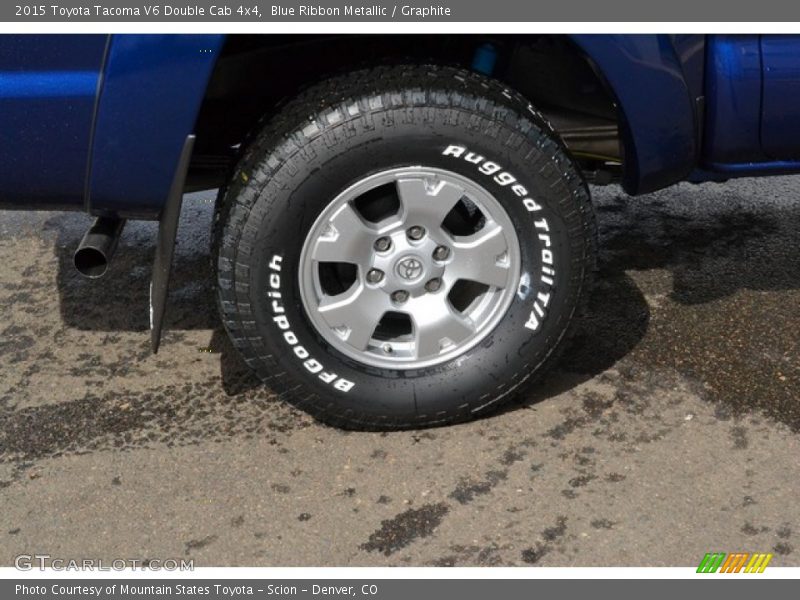Blue Ribbon Metallic / Graphite 2015 Toyota Tacoma V6 Double Cab 4x4