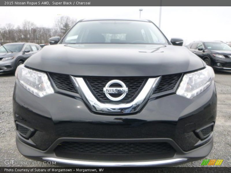 Super Black / Charcoal 2015 Nissan Rogue S AWD