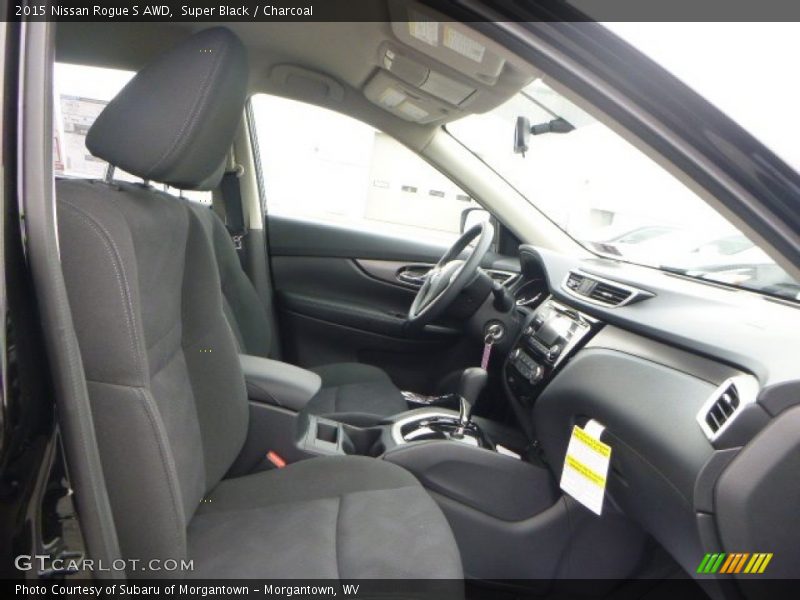 Super Black / Charcoal 2015 Nissan Rogue S AWD
