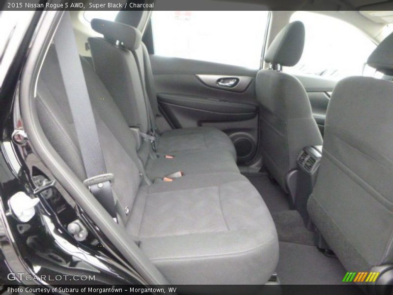 Super Black / Charcoal 2015 Nissan Rogue S AWD