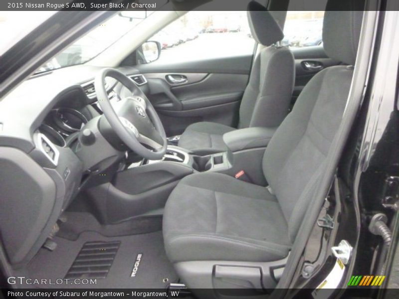 Super Black / Charcoal 2015 Nissan Rogue S AWD