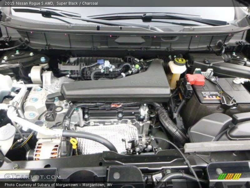 Super Black / Charcoal 2015 Nissan Rogue S AWD
