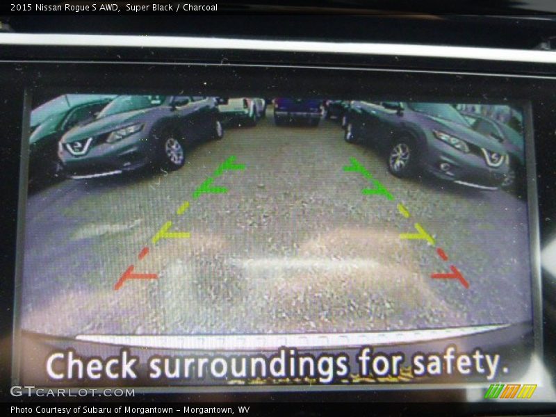 Super Black / Charcoal 2015 Nissan Rogue S AWD