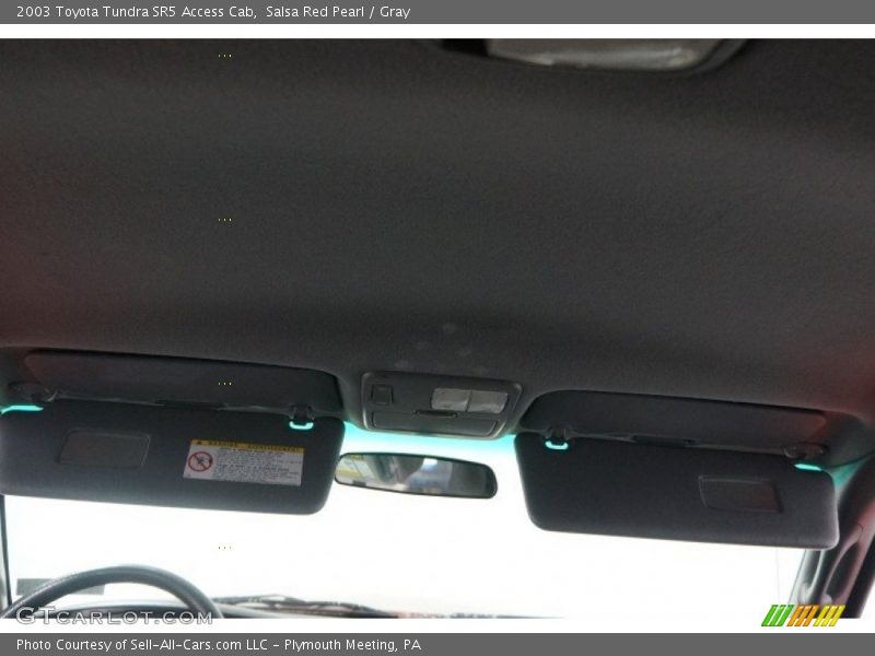 Salsa Red Pearl / Gray 2003 Toyota Tundra SR5 Access Cab