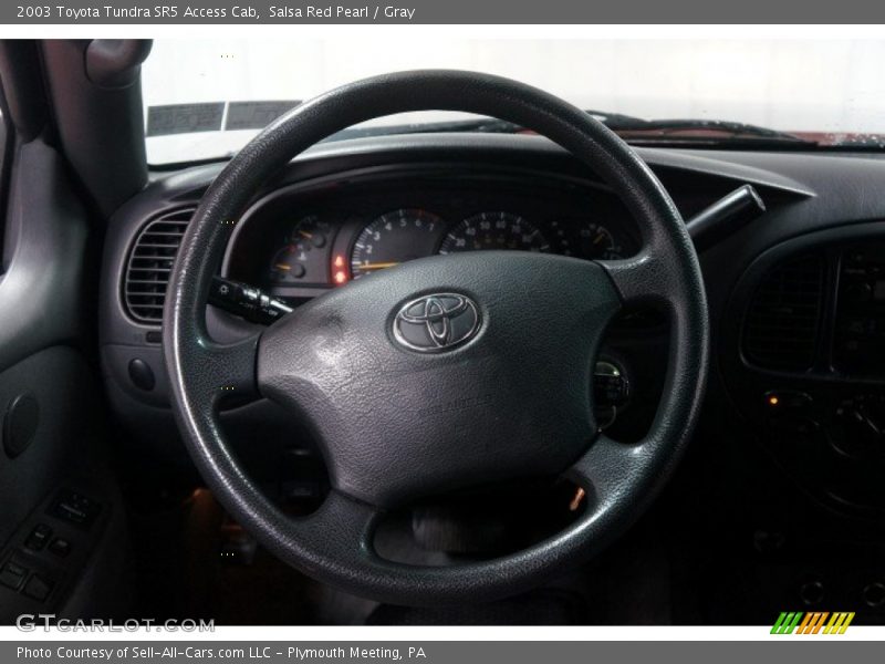 Salsa Red Pearl / Gray 2003 Toyota Tundra SR5 Access Cab